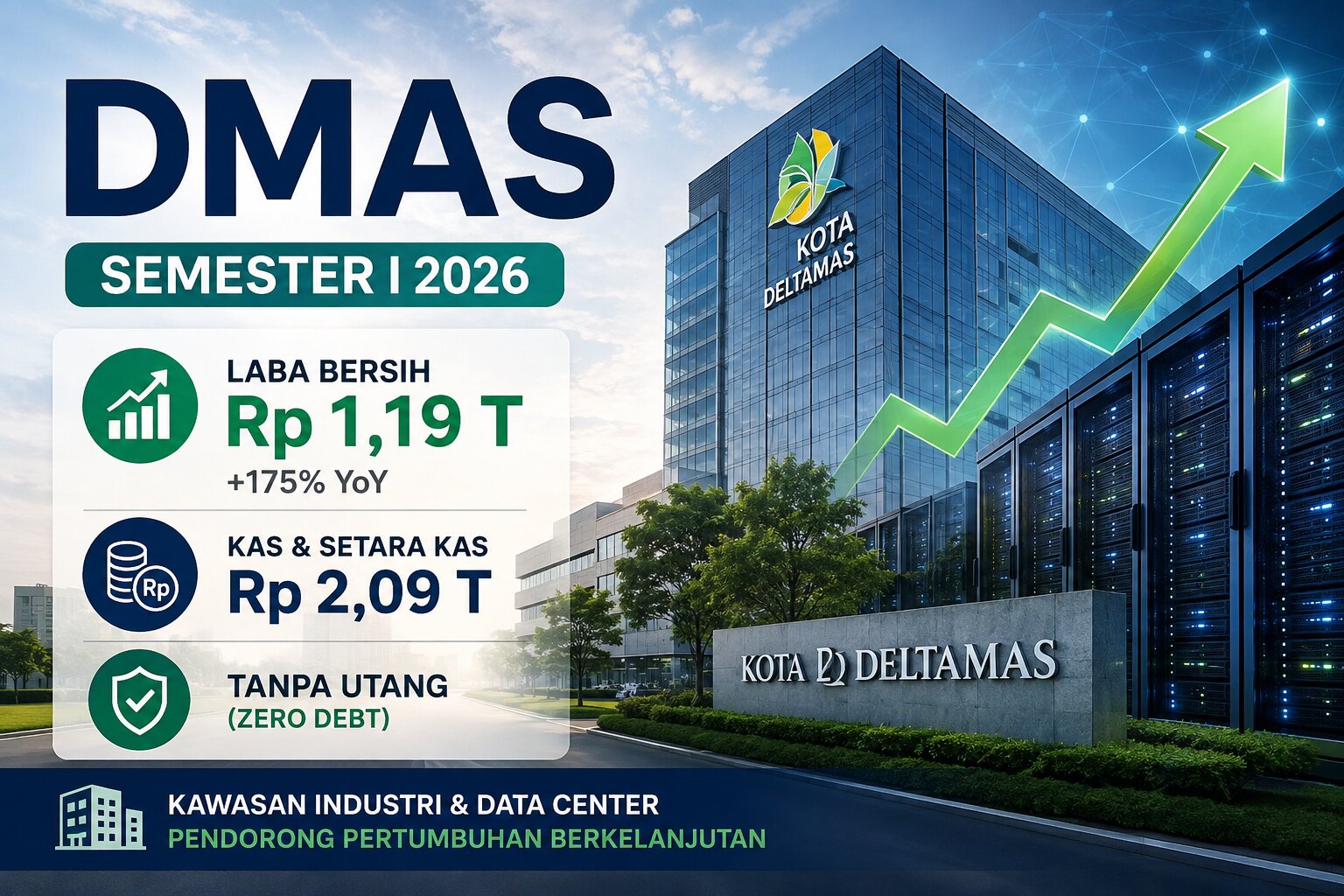 Performa Spektakuler PT Puradelta Lestari Tbk (DMAS) Semester I 2026